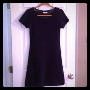 Calvin Klein Knit Navy Dress